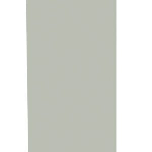 A rectangular vertical panel in a light grayish-green color, set against a white background.