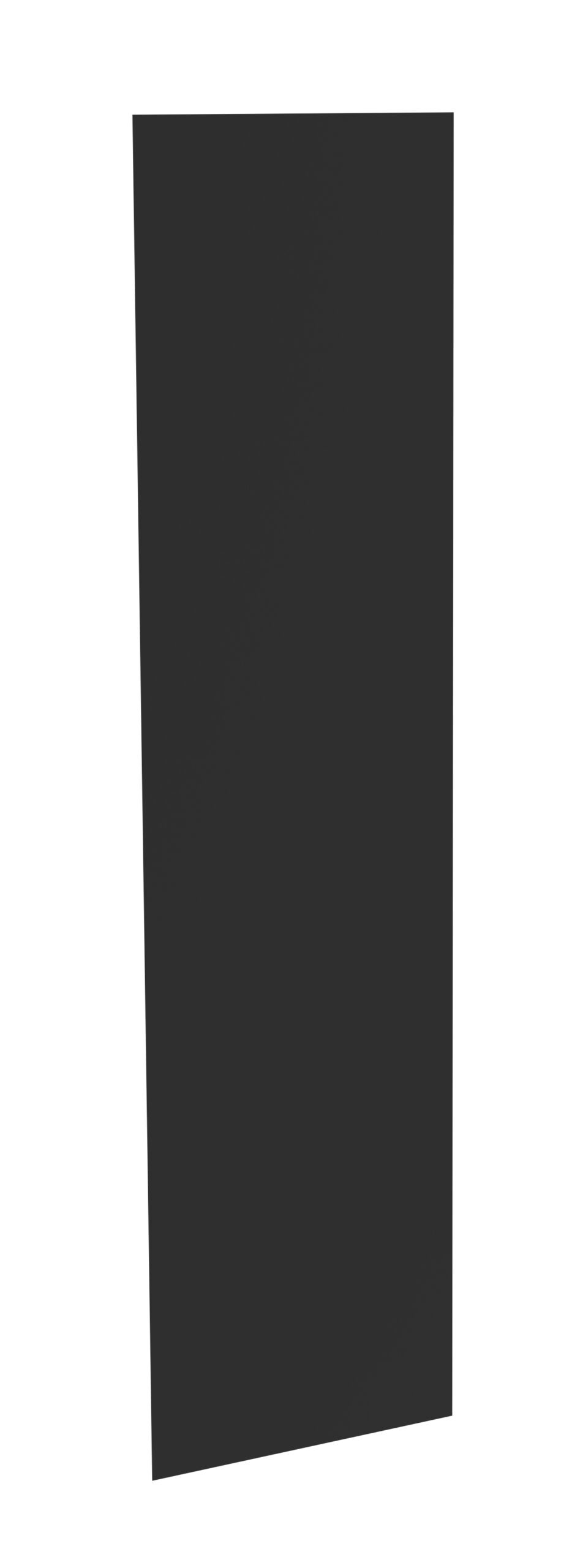 17"W x 66"D Flat Filler Panel, Black