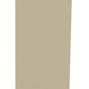 A tall, beige rectangular shape slightly leaning to the right against a plain white background. The shape resembles a tilted panel or board.