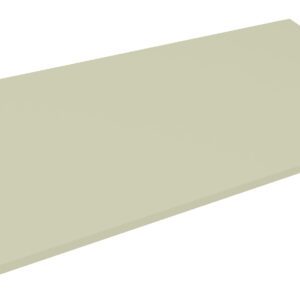 A beige, rectangular, sloped object resembling a ramp or wedge on a white background.