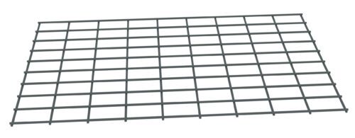 f3pxuymoubyrebiwjt6r.jpg A rectangular wire mesh grid with evenly spaced vertical and horizontal lines. The grid is displayed at an angle, giving a three-dimensional perspective. The wires form square shapes across the surface.