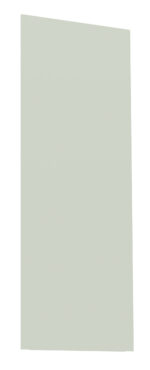 A rectangular swatch of light greyish-green color on a white background. The surface appears flat and even, with no visible texture or patterns.