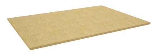 fhw5ginjqt2lhxtyhs8a.jpg Rectangular piece of MDF (medium-density fiberboard) with a smooth, light brown surface and visible fibrous texture, set against a plain white background.