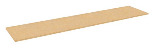 A long, rectangular wooden board with a smooth surface, shown against a white background. The board appears flat and is light brown in color.