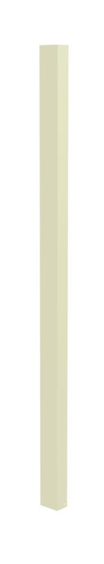 Tall, narrow, beige rectangular column standing upright against a plain white background. The column is featureless, with sharp edges and a smooth surface.
