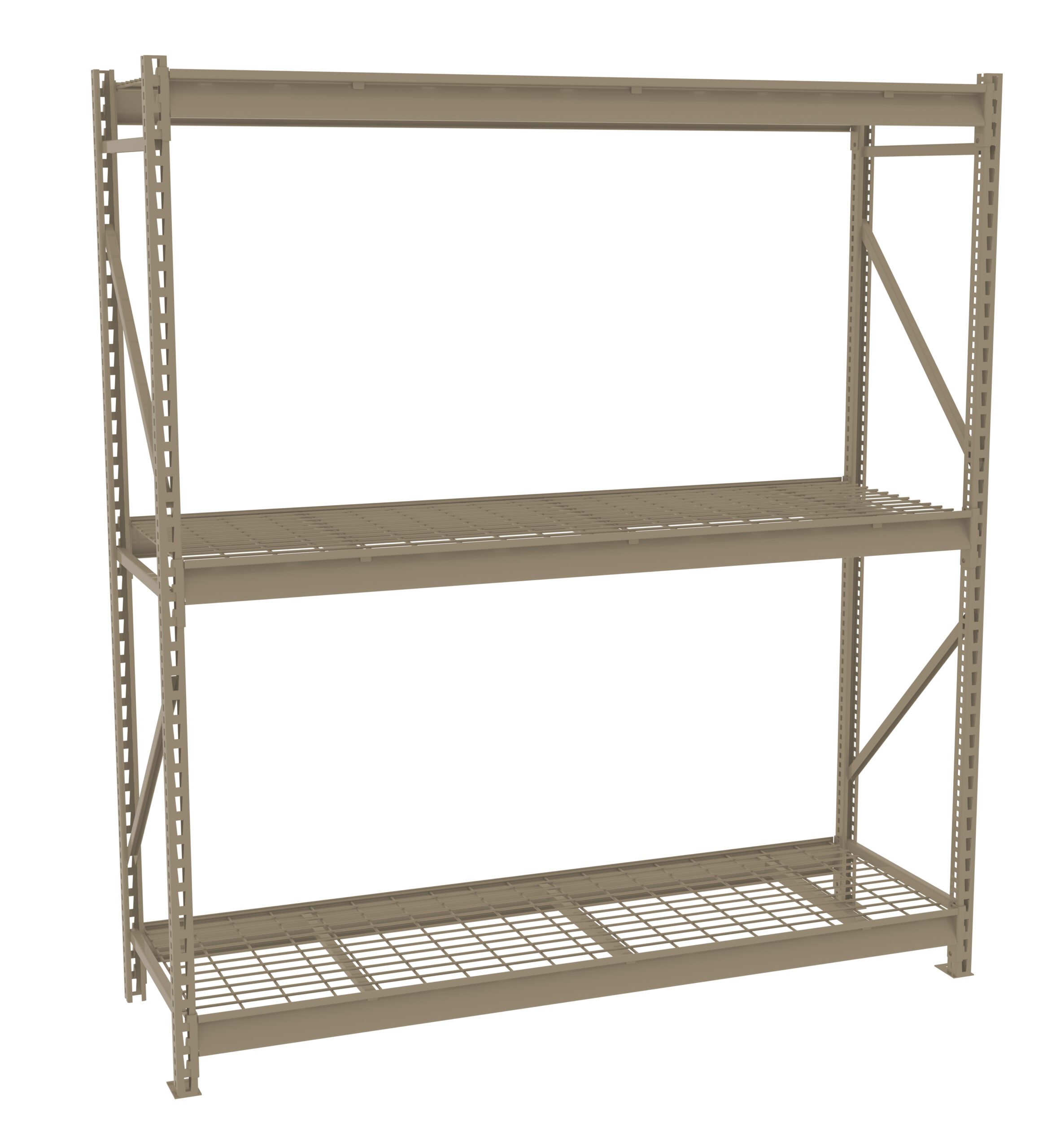 Storage Rack Starter Unit with Wire Decking Sand