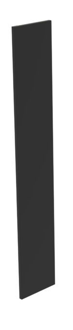 Image of a tall, rectangular, black object standing upright against a plain white background. The object has a smooth, flat surface with straight, sharp edges, resembling a modern, minimalist monolith.