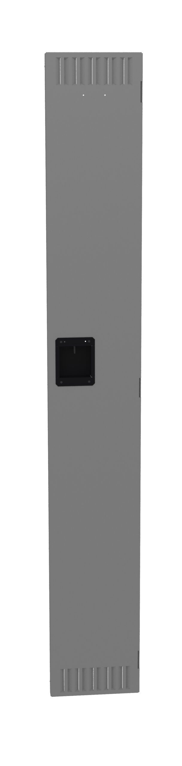 12"W x 72"H Single-Tier Door, Medium Grey