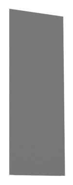 A large, empty, vertical gray rectangle on a white background.