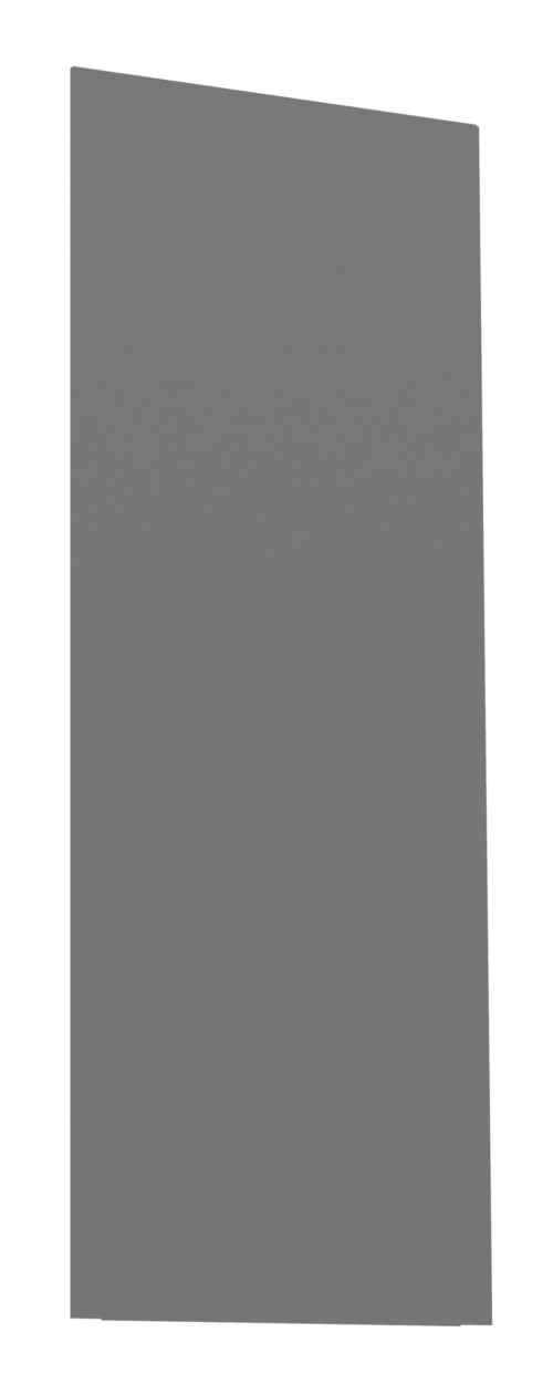 A large, empty, vertical gray rectangle on a white background.