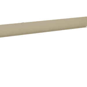 A beige rectangular frame with three sides, possibly a metal bracket or support structure. The flat surfaces have small holes near the ends, likely for mounting or screwing into place. The image is against a plain white background.