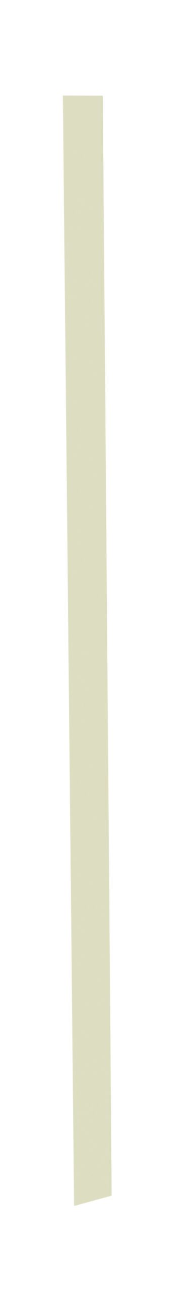 h7lahznlqsqdmxzzbzpe.jpg A vertical, light beige rectangle with a slight diagonal tilt on a plain white background.