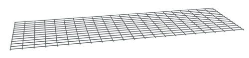hbbqejjyxdyx40j7boed.jpg A rectangular metal grid with evenly spaced horizontal and vertical bars, creating a series of square openings. The grid is angled slightly, showing depth and perspective against a white background.