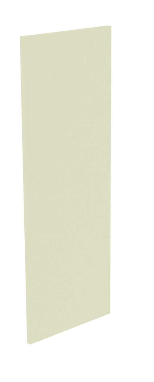 A plain, rectangular, vertical panel in a light beige color is displayed against a white background. The panels surface is smooth and unadorned.