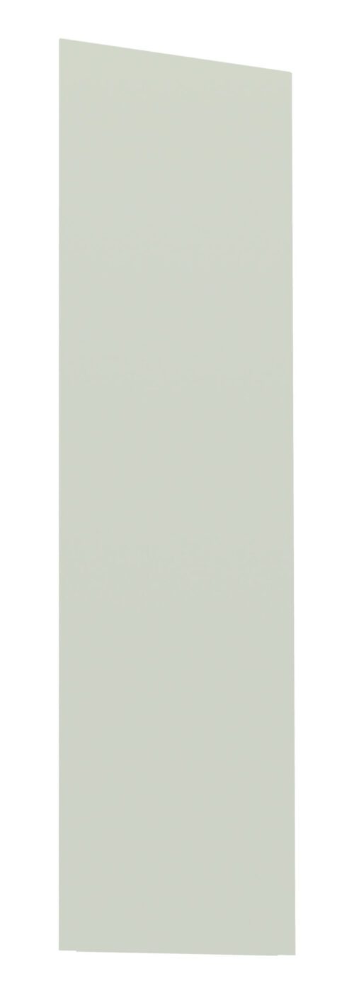 i2xfrxoof4vhzklkoyej.jpg A tall, narrow, rectangular slab of smooth, light gray concrete stands upright against a white background. The surface is unadorned and flat.