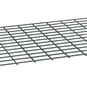 A 3D rendering of a rectangular grid structure resembling a metal grate. The grid consists of evenly spaced horizontal and vertical lines, forming a series of rectangular openings. It is shown on a white background.