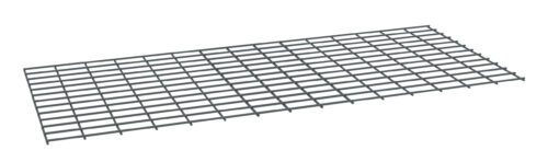 impzcefy0usa80ghtjrr.jpg A 3D rendering of a rectangular grid structure resembling a metal grate. The grid consists of evenly spaced horizontal and vertical lines, forming a series of rectangular openings. It is shown on a white background.