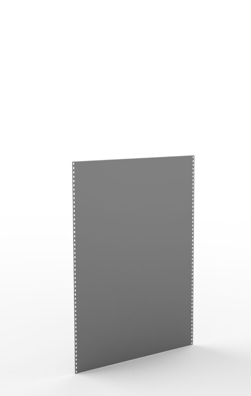 konyaofogcpnlvbmxct6.jpg A plain, square gray panel with perforated edges is positioned against a white background. The panel appears to be a flat, sheet-like material.