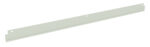 A long, thin, light-colored metal strip with a small hole near the center and a notch at one end. The strip is shown on a plain white background.