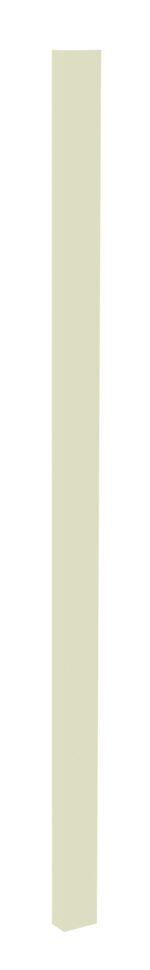A vertical beige rectangle on a white background.