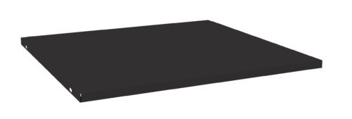 kvqqsldmpgrnd5ivkvuu.jpg A flat, square black slab or panel with a minimal design. The surface appears smooth and uniform, with slight shading on the left side suggesting a 3D perspective.