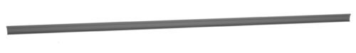 A long, thin, rectangular metal piece with a grooved surface, shown against a white background. Its sleek and uniform design suggests it might be used for structural or construction purposes.