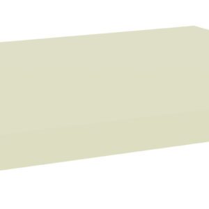 A light beige, rectangular 3D object resembling a flat cushion or padding is shown against a white background. The object is viewed from an angle, displaying its thickness and shadowed edges.