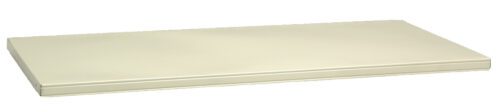 lckbrmhsdwhbtsfbyjj6.jpg A rectangular, beige shelf is shown against a white background. The shelf has a smooth surface and straight edges, designed for horizontal installation, likely for use in storage or as part of a shelving unit.
