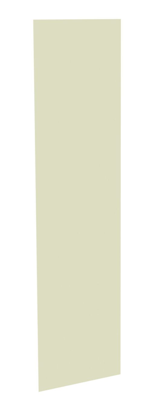 A plain, light beige rectangular panel is displayed against a white background.