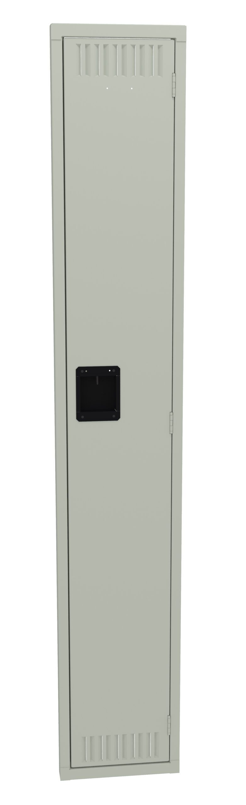 12"W x 72"H Single-Tier Door Frame Assembly, Light Grey
