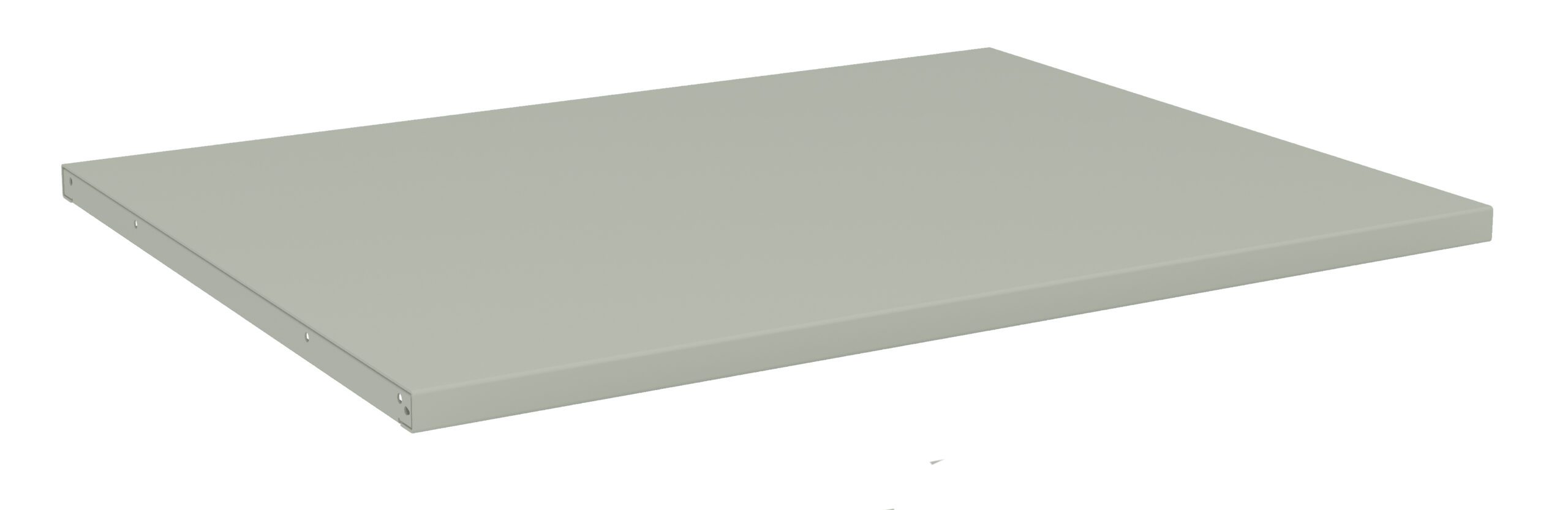 48"W x 36"D Steel Top without Stringer, Light Grey