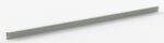 Long, rectangular metal bar with evenly spaced holes along its length, resting on a white background.