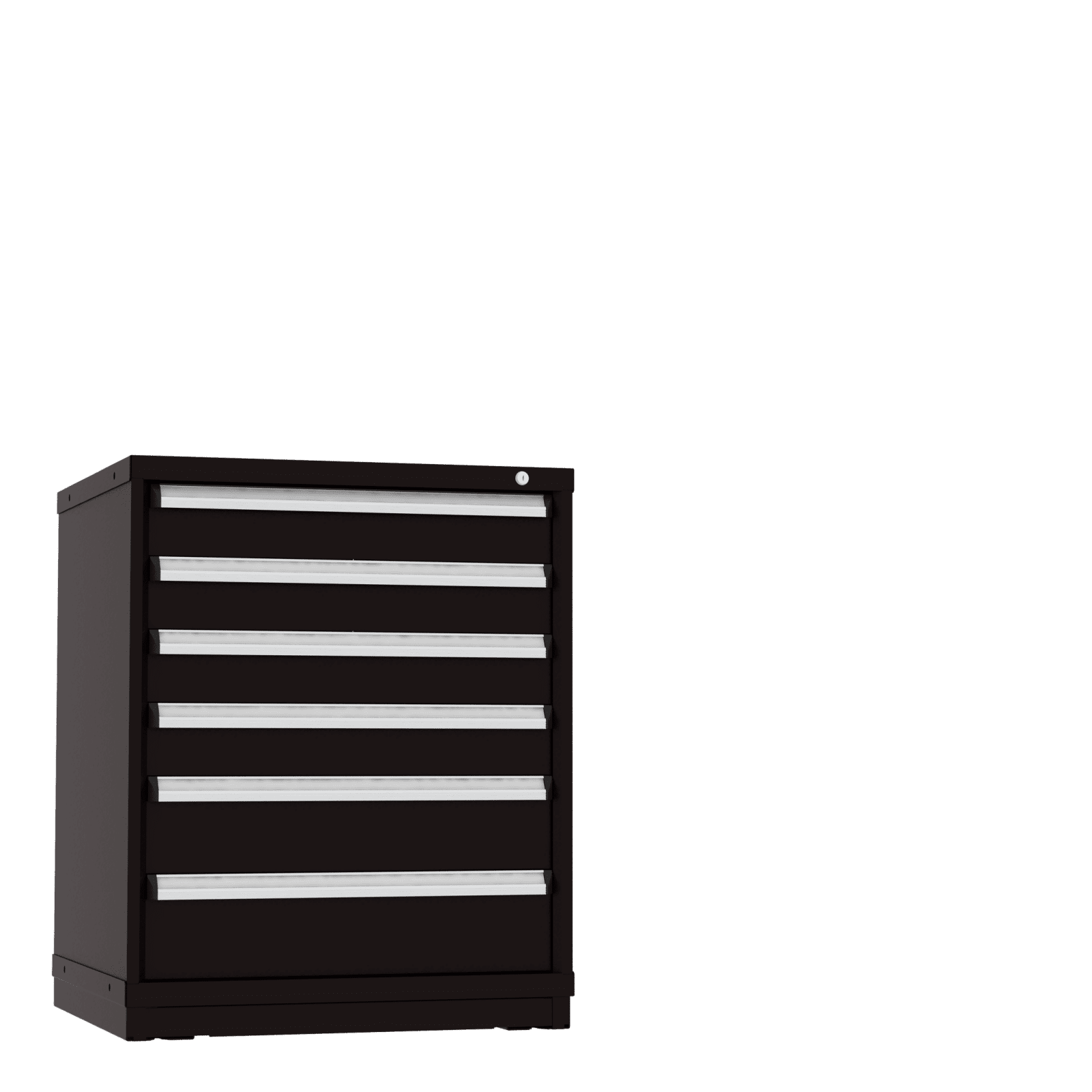 Borroughs Modular Drawer Cabinet Fork Truck Base, 6 Drawers- 37"H x 30"W x 29-1/4"D