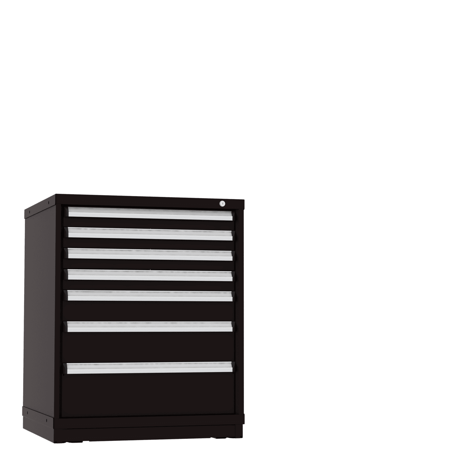 Borroughs Modular Drawer Cabinet Fork Truck Base, 7 Drawers-