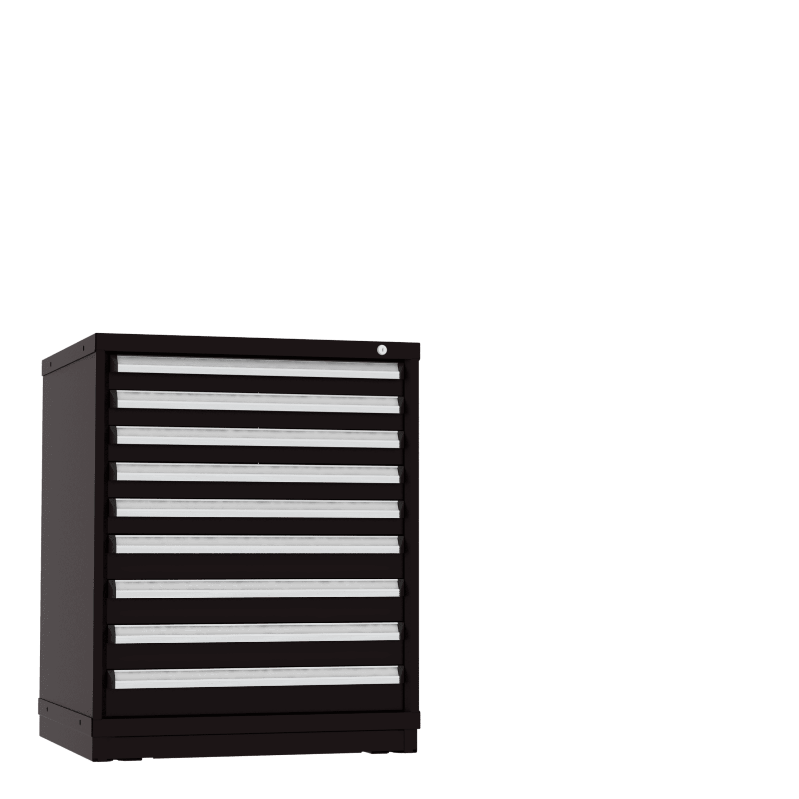 Borroughs Modular Drawer Cabinet Fork Truck Base, 9 Drawers-
