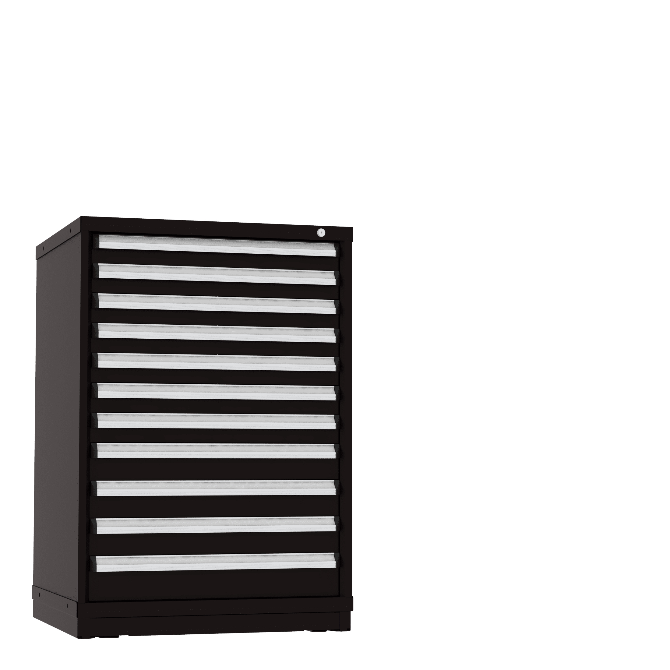 Borroughs Modular Drawer Cabinet Fork Truck Base, 11 Drawers- 44"H x 30"W x 29-1/4"D