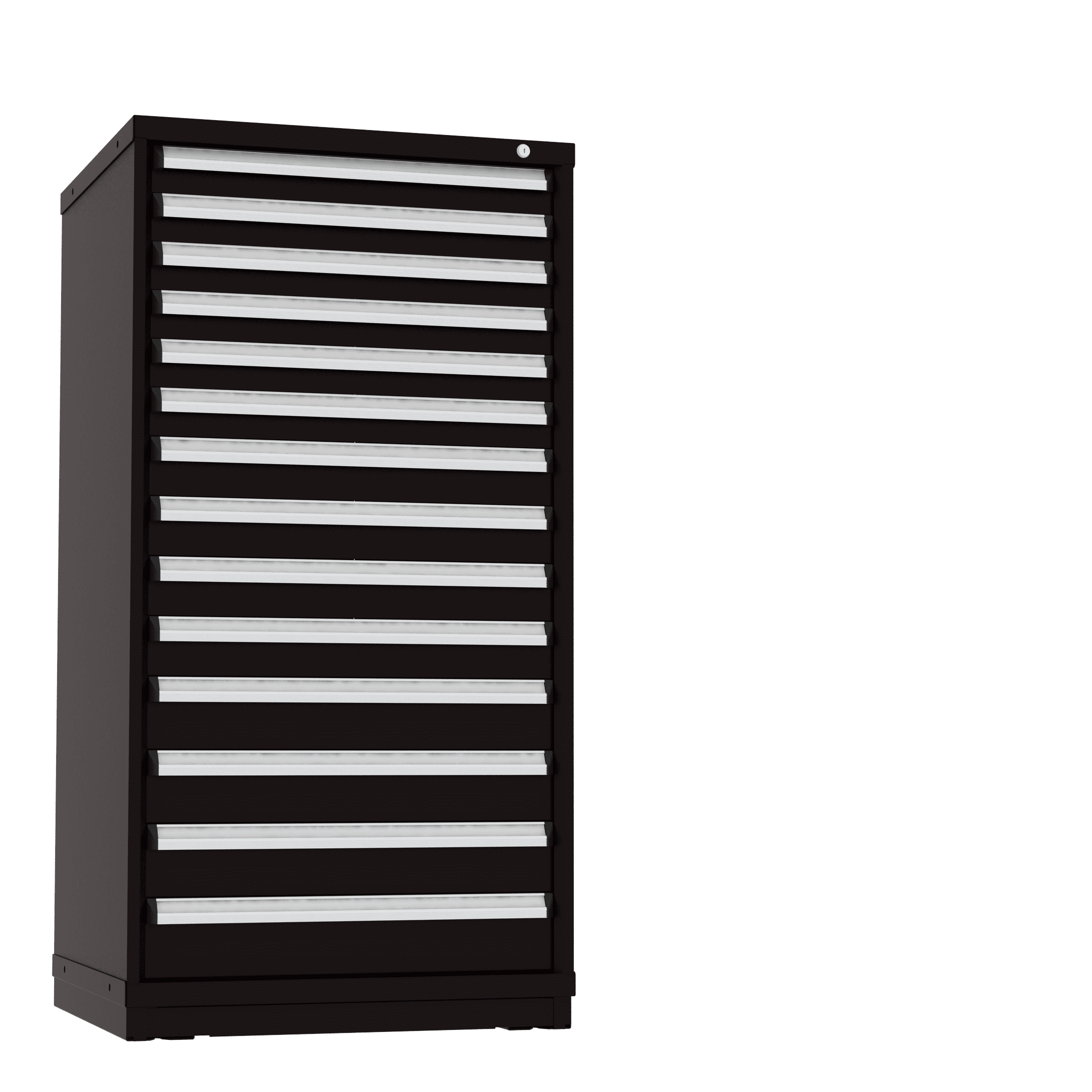 Borroughs Modular Drawer Cabinet Fork Truck Base, 14 Drawers-