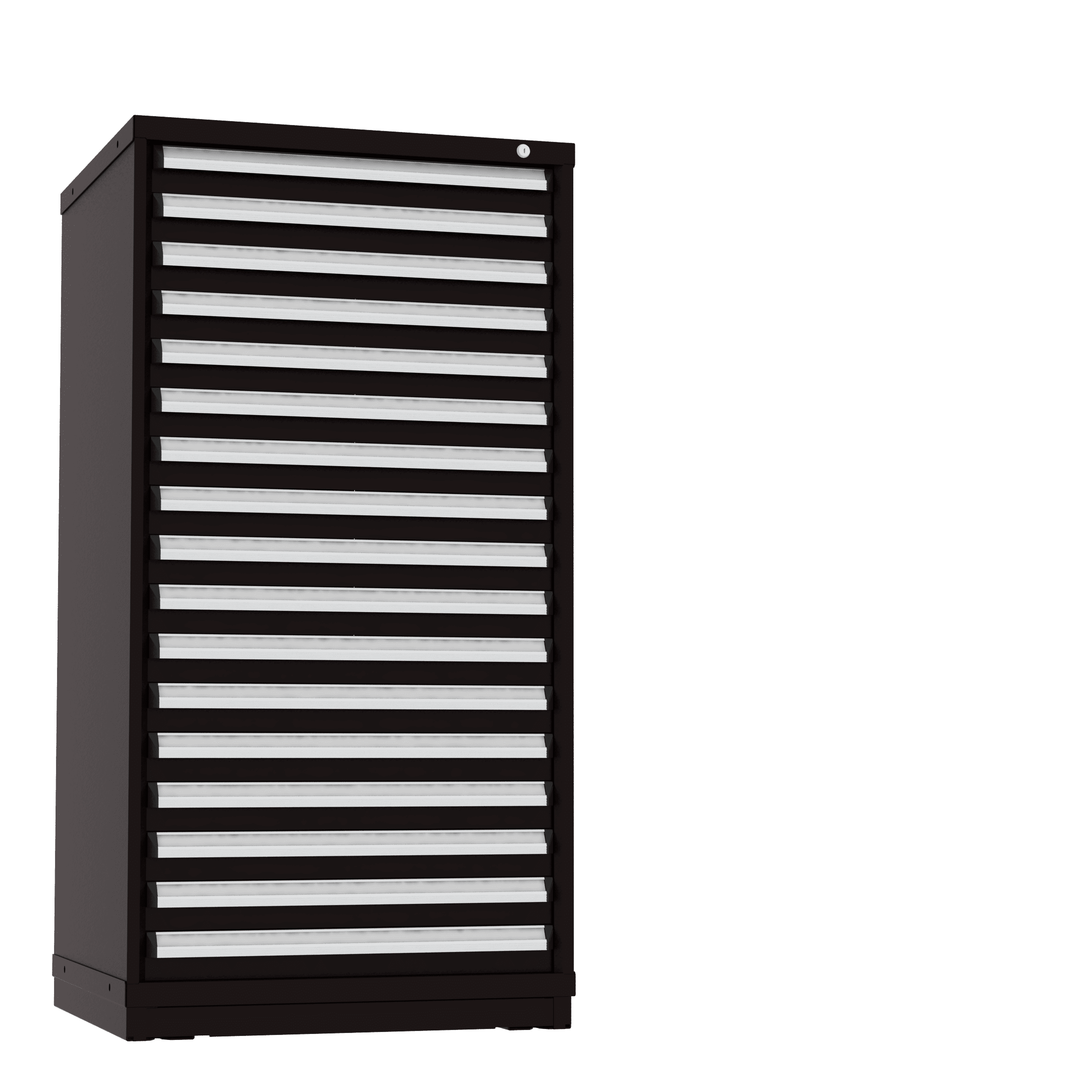 Borroughs Modular Drawer Cabinet Fork Truck Base, 17 Drawers-