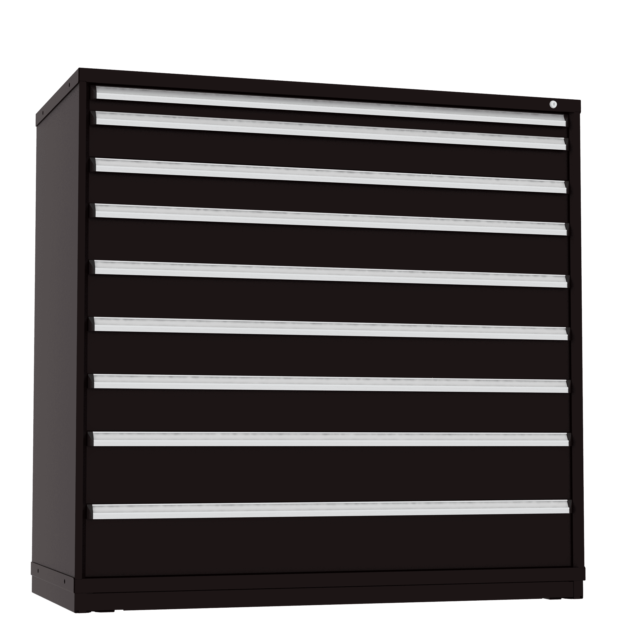 Borroughs Modular Drawer Cabinet Fork Truck Base, 9 Drawers-