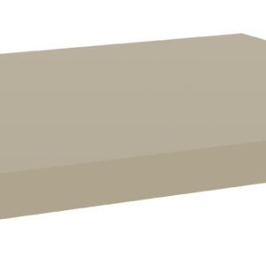 A 3D rendering of a flat, rectangular beige slab is depicted, positioned horizontally against a white background.