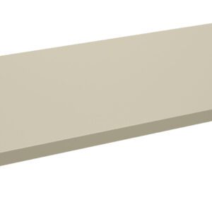Plain rectangular beige metal panel with small holes at the corners. The panel is slightly raised and appears to be unadorned and smooth, suitable for industrial or construction purposes.