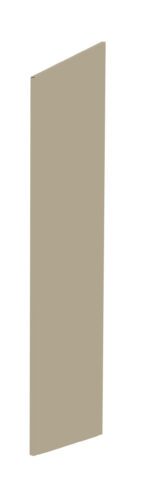 A tall, narrow, beige rectangular panel standing upright against a white background.