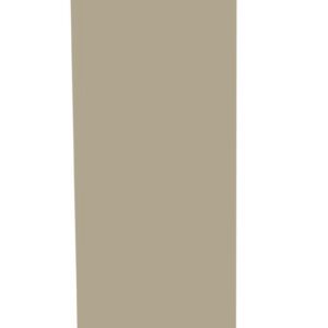 A tall, rectangular, grayish-brown panel is displayed against a white background. The panel is positioned at a slight angle, showcasing its thin profile.