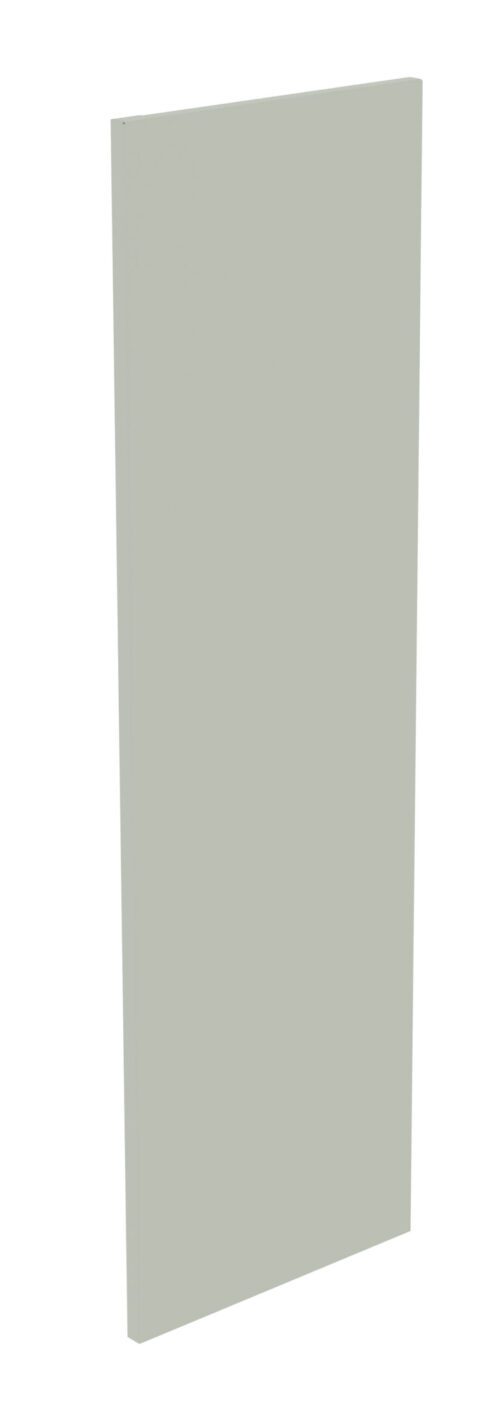 A tall, rectangular, light gray acoustic panel with a smooth surface, shown against a white background. The panel appears to be freestanding and has a thin profile.