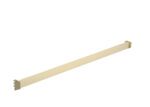 A long, thin beige metal strip with small brackets on each end, isolated on a white background. The strip appears to be a component of a larger assembly, potentially used in construction or hardware.