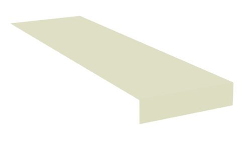 ogshkxsfapqvispeahlw.jpg A long, rectangular, light beige box with an open top, presented from a slightly elevated angle, showing perspective and depth.