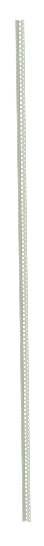 A long, translucent strip with regularly spaced rectangular slots running down its length, resembling a perforated tape. The strip is positioned diagonally against a plain white background.