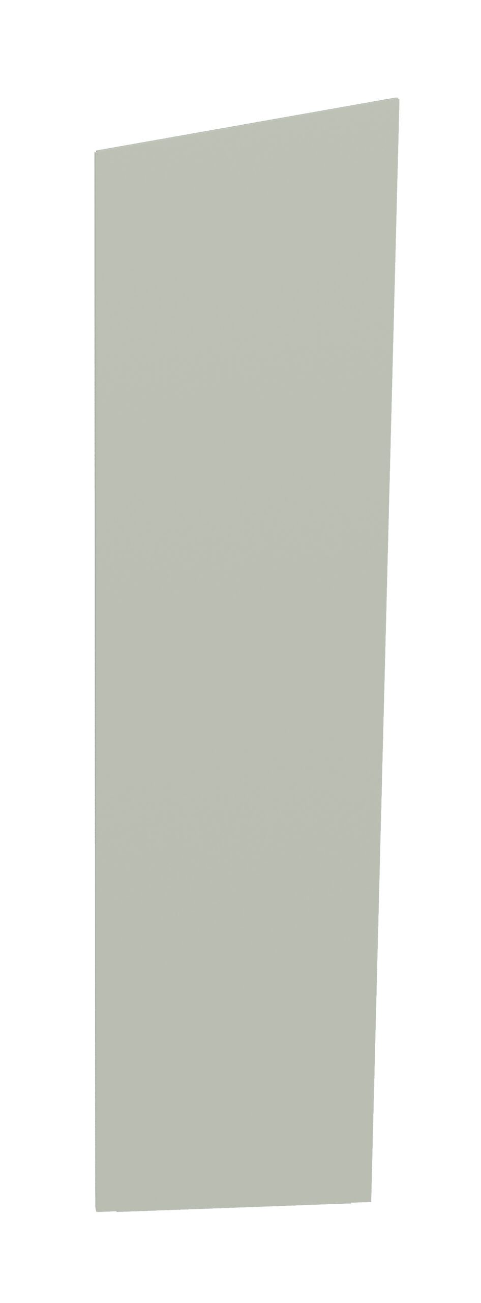Sloping Top Boxed End Panel - Right Sloping Panel Light Grey