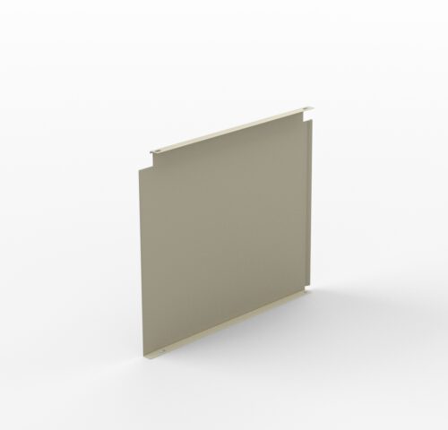 pcrrtz7o3g9ofndbvvai.jpg A square, beige panel with two horizontal protrusions on the top and bottom edges is positioned upright against a plain white background. Shadows are cast on the surface, adding depth to the image.