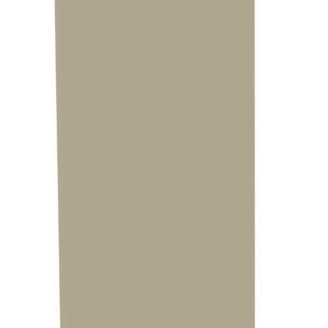 A tall, narrow, rectangular panel with a smooth, light brown surface set against a white background, standing upright at an angle.